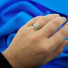 Image 4 of White gold ring with diamonds | 0.42 ct.