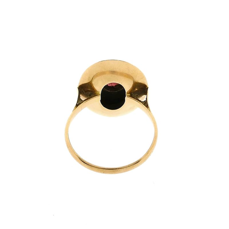 Image 6 of Vintage Gold Ring with Garnet