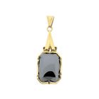 Image 1 of Vintage gold pendant with hematite