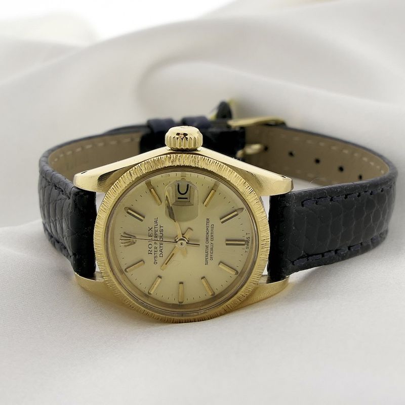 Image 19 of Rolex Lady Datejust 26mm; Vintage 18k gold women's watch