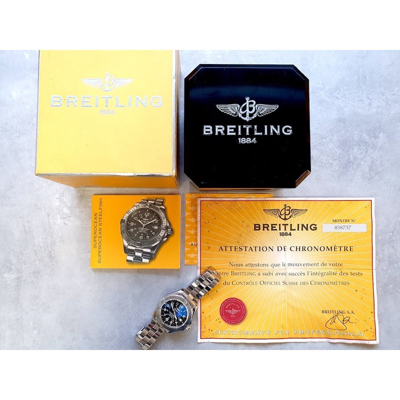 Image 5 of Breitling Superocean; men's diving watch | PRO2