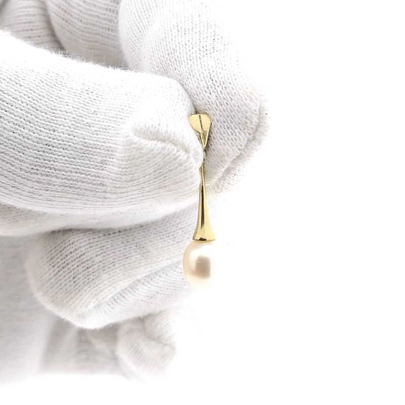 Image 8 of Gold Pendant with Cultured Pearl