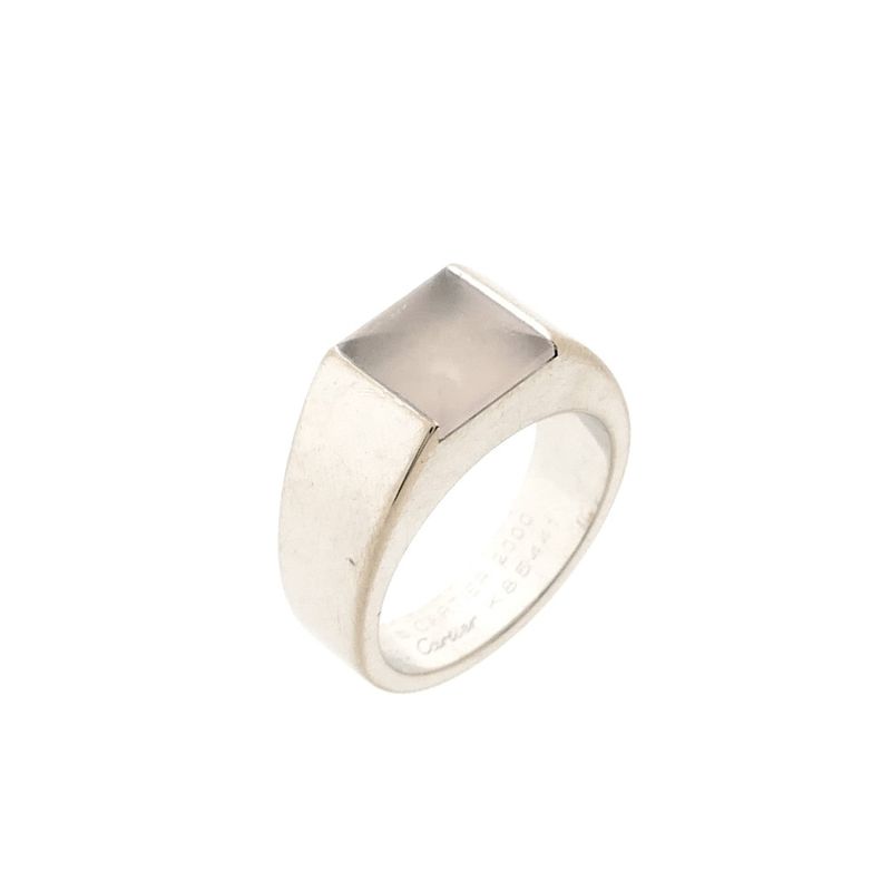 Image 1 of White gold Cartier moonstone ring