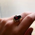Image 7 of Vintage Gold Ring with Garnet