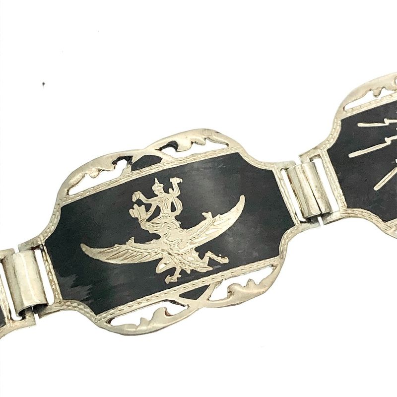 Image 4 of Siam silver Wayang bracelet | 18 cm