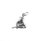 Image 1 of Silver charm; Monkey