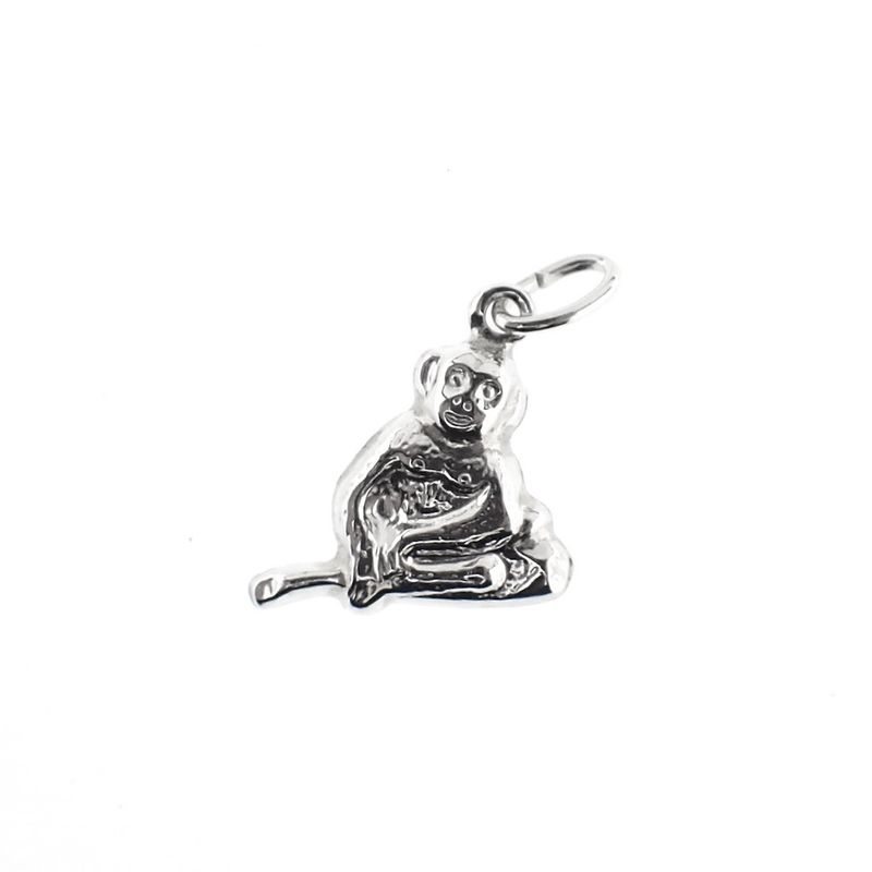 Image 1 of Silver charm; Monkey