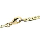 Image 5 of Gold flat gourmet link necklace with 0.50 ct diamond.