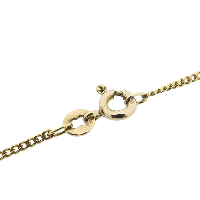 Image 5 of Gold gourmet link chain | 47 cm