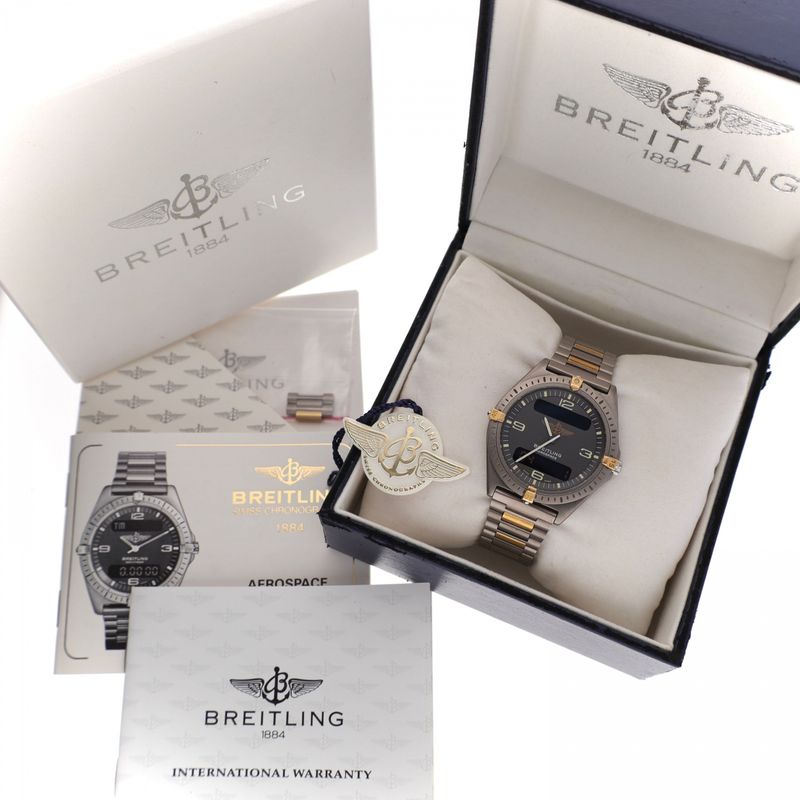 Image 15 of Breitling Aerospace F56059 / 80360; Men's Watch (Full Set '94)