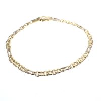 Two-tone gold infinity link bracelet; Collinea | 21 cm