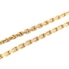 Image 7 of Solid gold anchor link chain | 68 cm