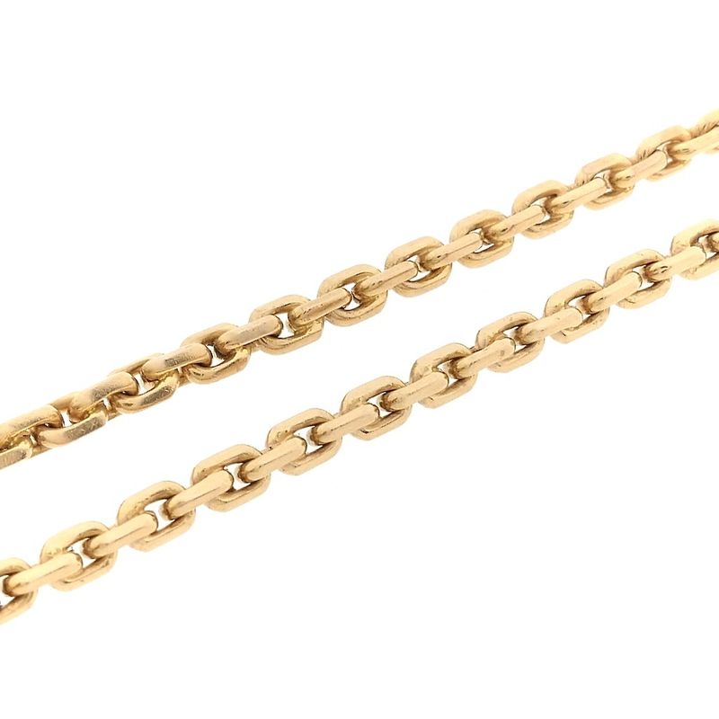 Image 7 of Solid gold anchor link chain | 68 cm