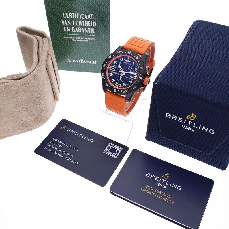 Image 4 of Breitling Endurance Pro 'Orange' X82310; Chronograph men's watch