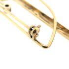 Image 4 of Gold abstract brooch with diamond 0.005 ct.