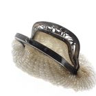 Image 3 of Antique purse with silver handle and glass beads | 19th century