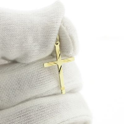 Image 2 of Gold pendant of a cross