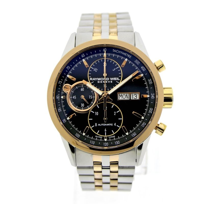 Image 1 of Raymond Weil Freelancer; Automatic chronograph men's watch