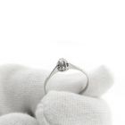 Image 7 of White gold solitaire ring with diamond | 0.03 ct.