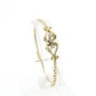 Image 1 of Gold fantasy link bracelet with diamond; 0.03 ct. | 17.5 cm