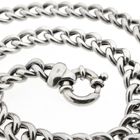 Image 5 of Silver robust gourmet link necklace | 45.5 cm