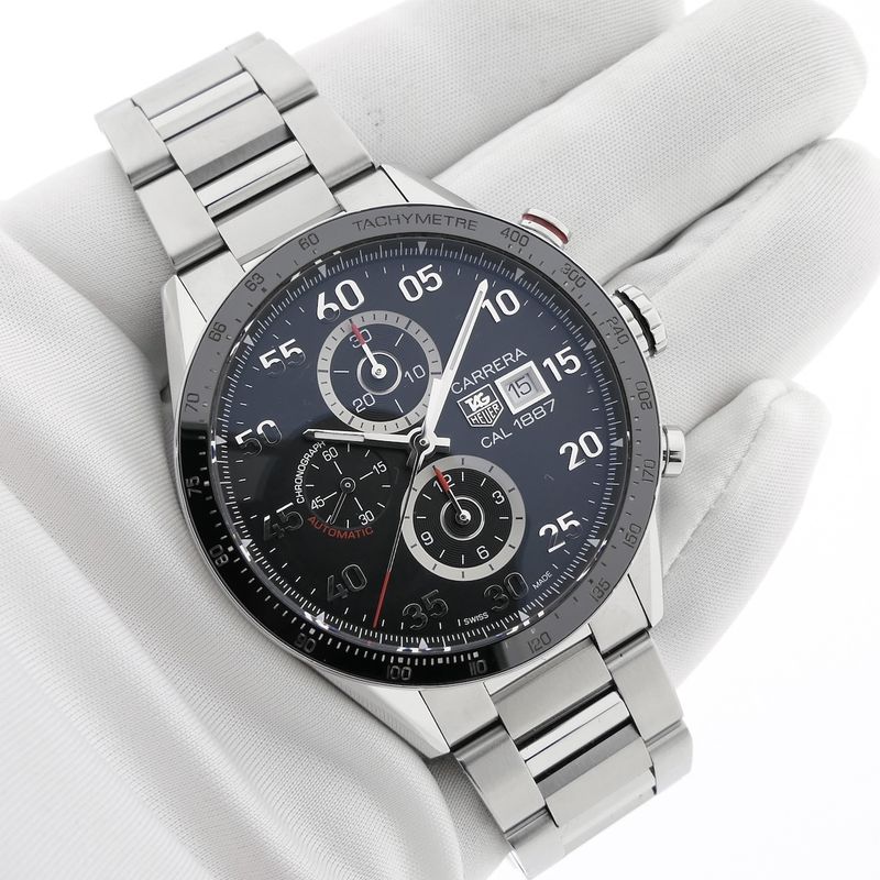Image 8 of TAG Heuer Carrera Calibre 1887 CAR2A10-5; Chronograph men's watch
