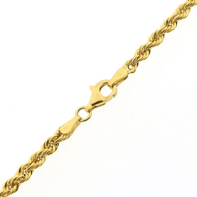 Image 6 of 18K Gold Twisted Link Chain | 51.5 cm