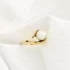 Image 6 of Gold ring with pearl