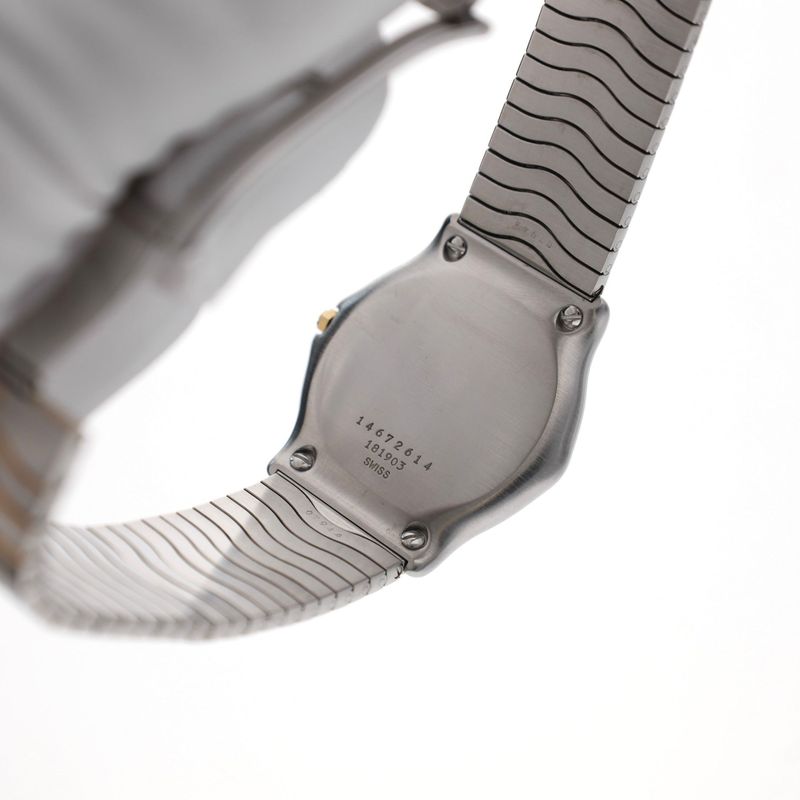 Image 7 of Ebel Classic Wave 181903; 18k Gold/Stainless Steel Men's Watch