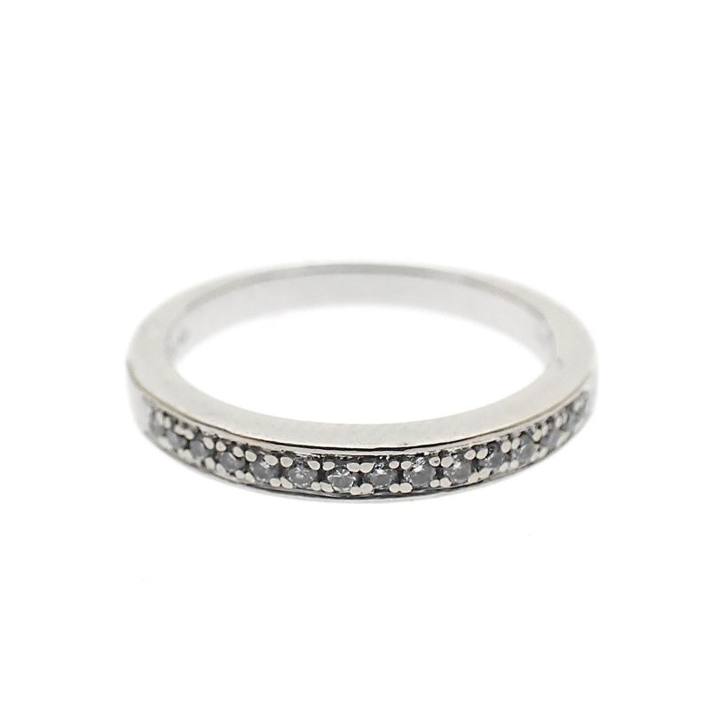 Image 6 of White gold ring with diamond | 0.15 ct.