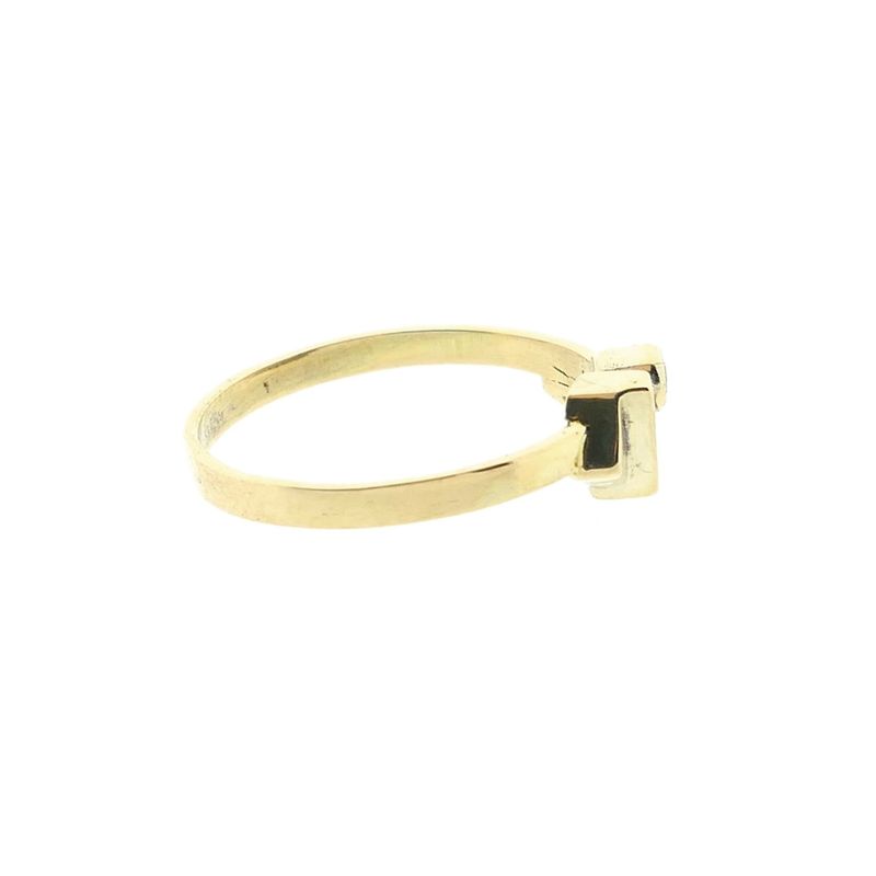 Image 5 of Gold ring with zirconia
