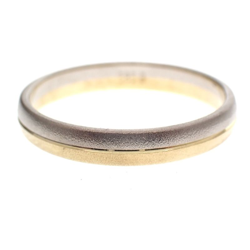 Image 4 of Matted bicolor gold ring