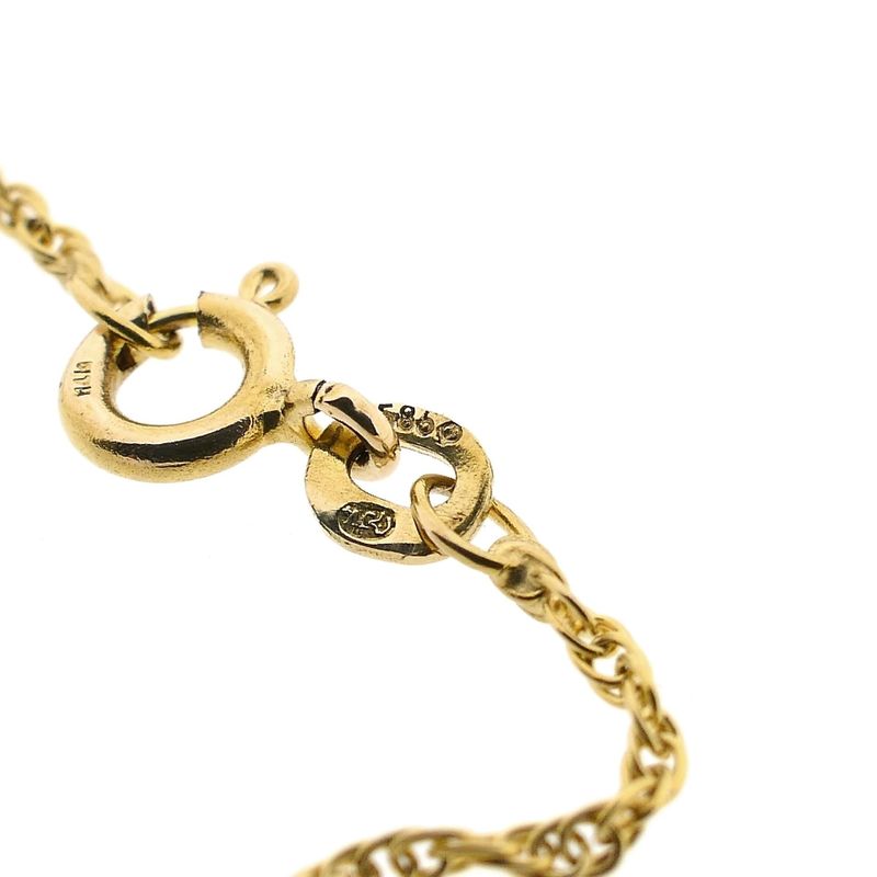 Image 5 of Twisted Link Chain; 14 Karat; 81.5 cm