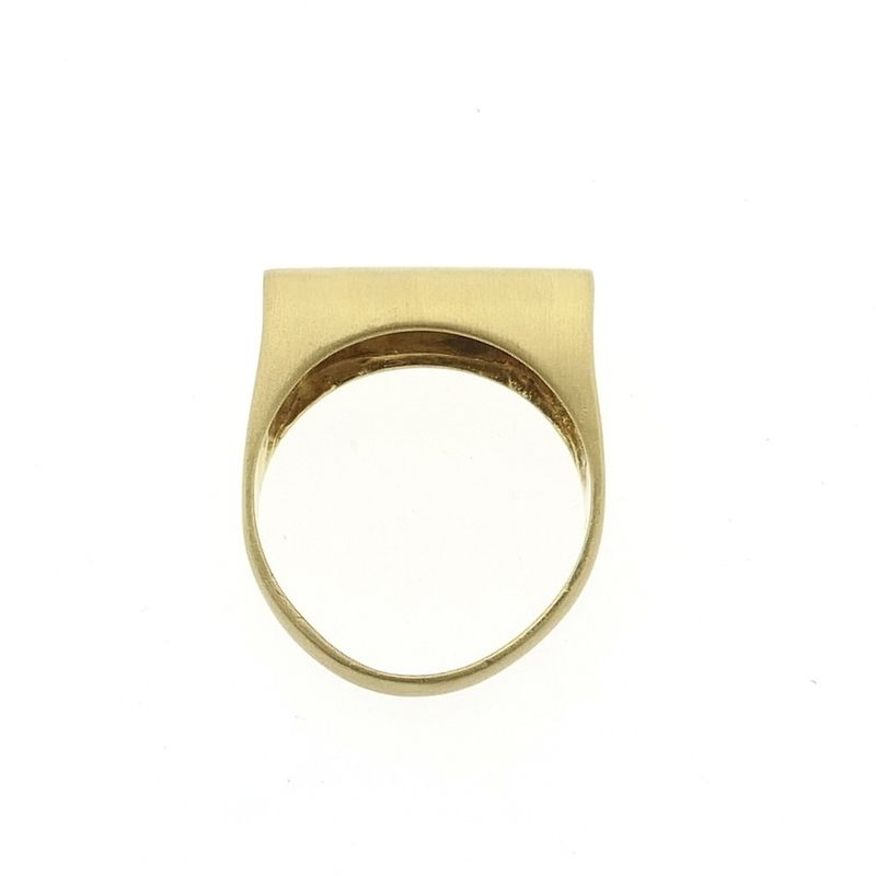 Image 5 of Vintage gold matte men's ring