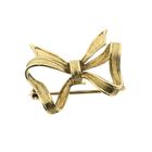 Image 7 of Gold brooch; Bow