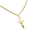 Image 6 of Gold pendant of a cross with corpus.