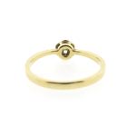 Image 4 of Gold solitaire ring with diamond; 0.09 ct.