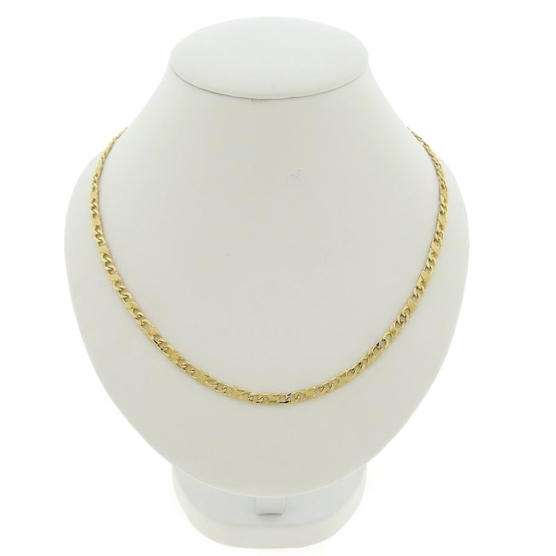Image 1 of Gold navy link necklace