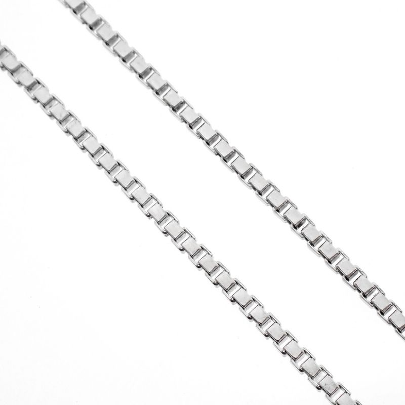 Image 3 of White gold Venetian necklace with pendant | 0.23 ct. diamond | 40 cm