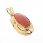 Image 6 of Gold pendant with red coral | Vintage