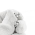 Image 7 of White gold stud earrings with diamond | 0.02 ct.