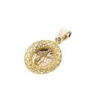 Afbeelding 5 van Bicolor gouden zon en maan hanger