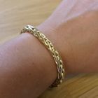 Image 7 of 18K Gold Foxtail Link Bracelet | 18.5 cm