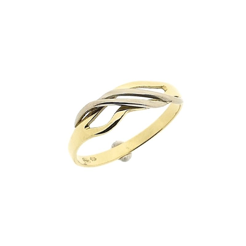 Image 1 of Two-tone gold fantasy ring