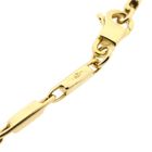 Afbeelding 5 van Gouden schakelketting met staafjes | 42 cm