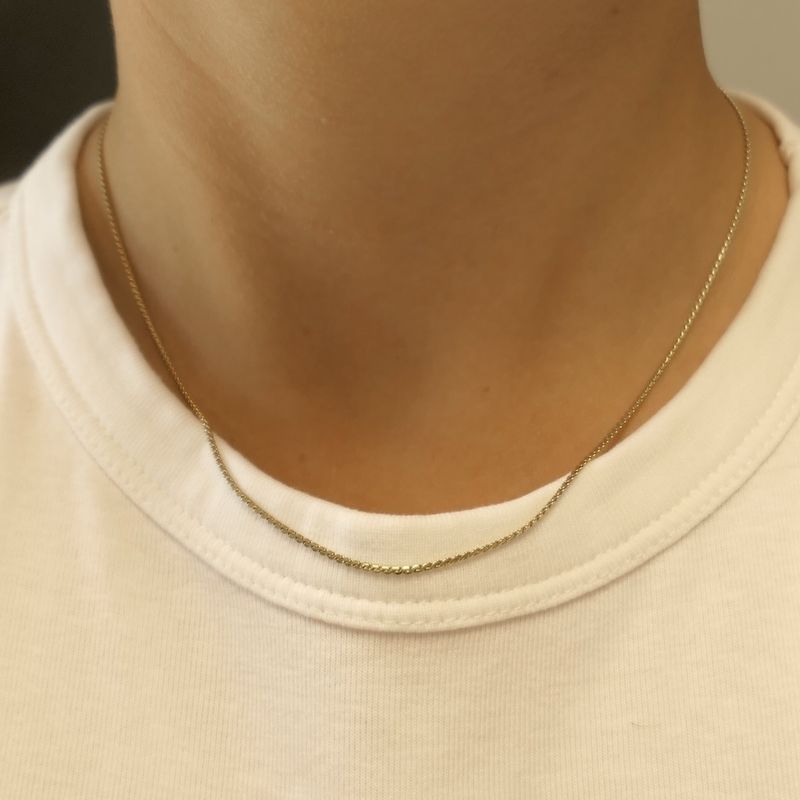 Image 5 of Gold S-link chain | 45.5 cm