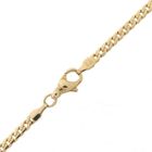 Image 6 of Gold flat gourmet link chain | 45.5 cm