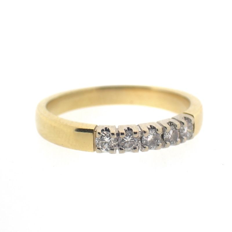 Image 7 of Gold ring with diamonds | 0.25 ct.