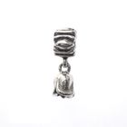 Image 3 of Pandora charm; Silver; Hanging Rose