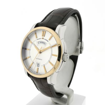 Image 2 of Maurice Lacroix Pontos 'Day-Date' PT6158; Automatic 18k gold/steel men's watch